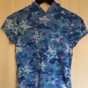 SO Blue Hoodie T-Shirt with Stars